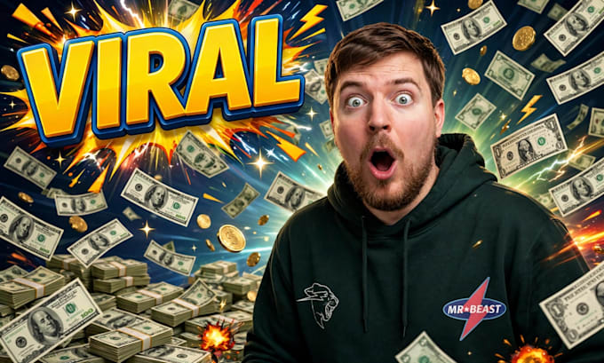 eye catching clickable youtube thumbnail design