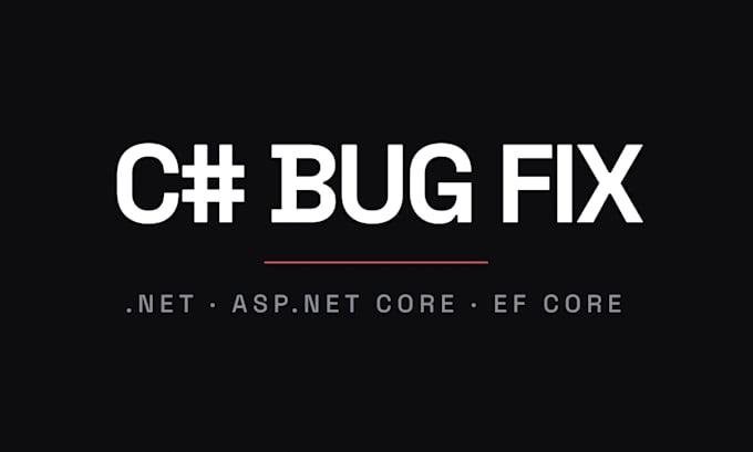 fix bugs and errors in your csharp dotnet application