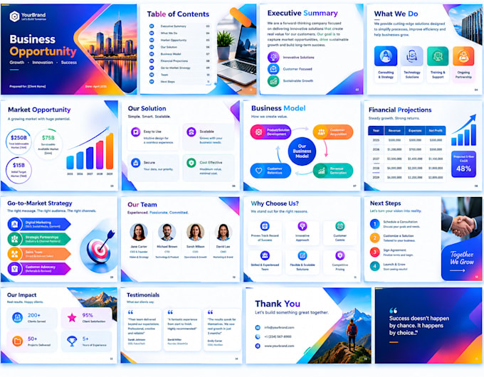 design powerpoint presentation premium investor pitchdeck, google slides