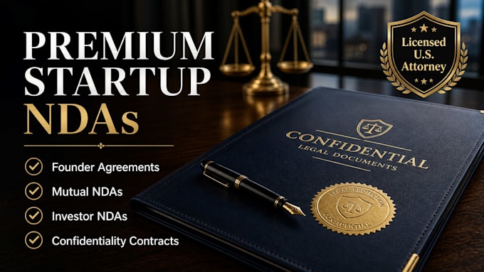 draft a legally binding startup nda and confidentiality agreement