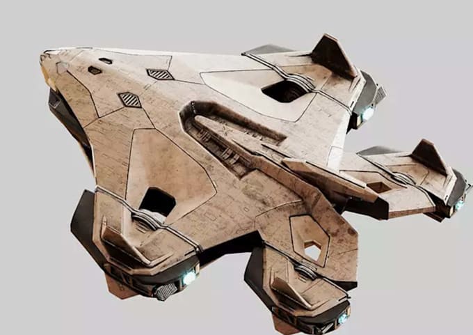 create 3d space battle ship model, spececraft model, spaceship and game 3d stl