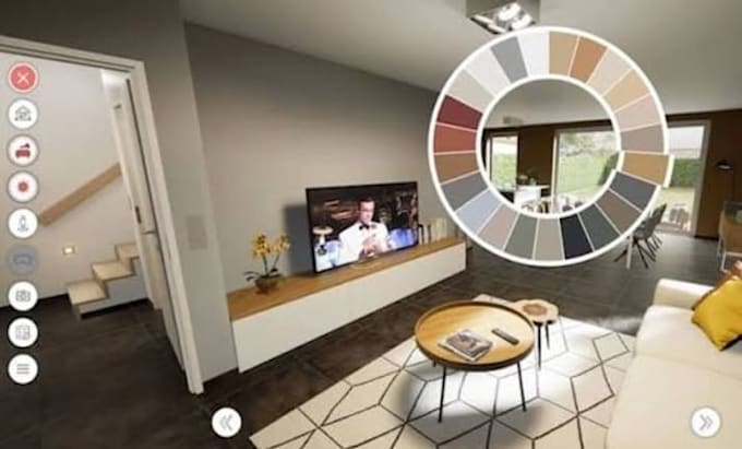 do 2d 3d kitchen configurator, 3d VR kitchen customizer, 3d viewer interior tour