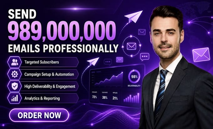 email campaign setup professional copywriting, segmentation and marketing growth