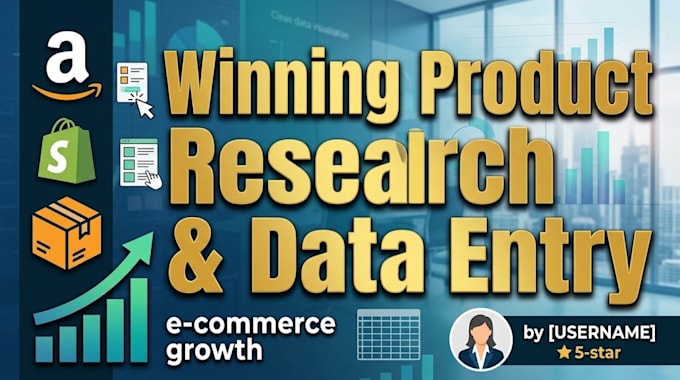 do winning product research and data entry for your store