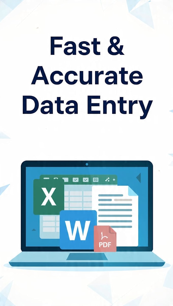 do fast and accurate data entry in excel and word