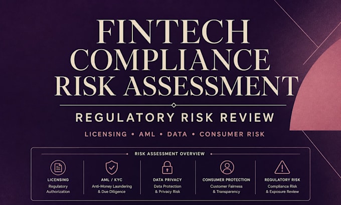 provide a comprehensive fintech regulatory compliance risk assessment