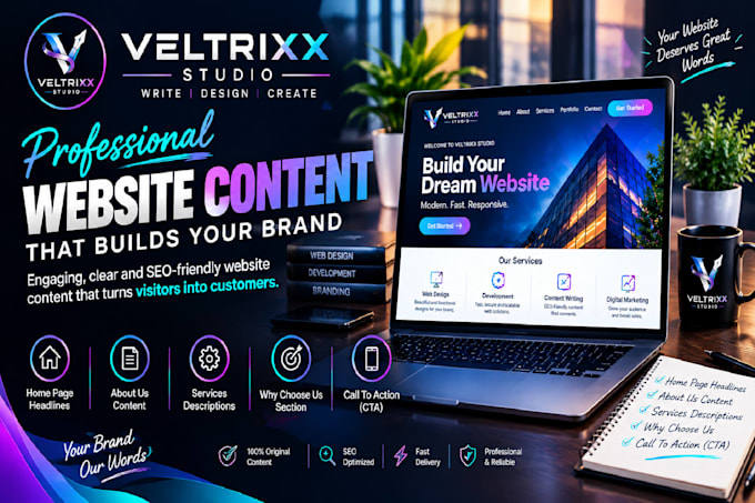 write professional SEO website content and web copy