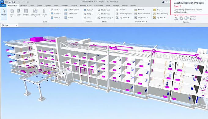 perform revit bim clash detection and coordination using navisworks