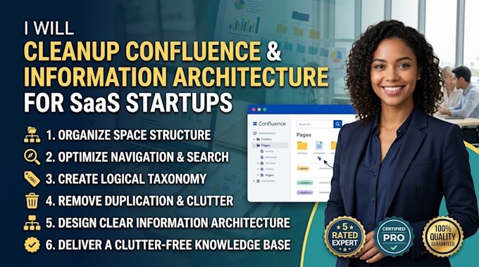 cleanup confluence and information architecture for saas startups