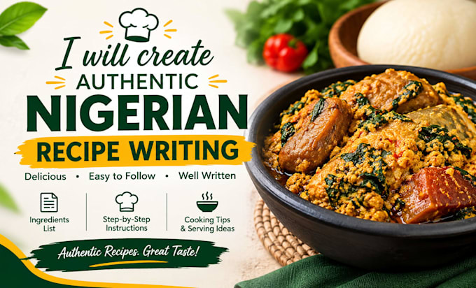 write easy and tasty egusi soup recipe