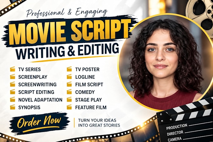 write screenplay movie script editor high retention youtube video script