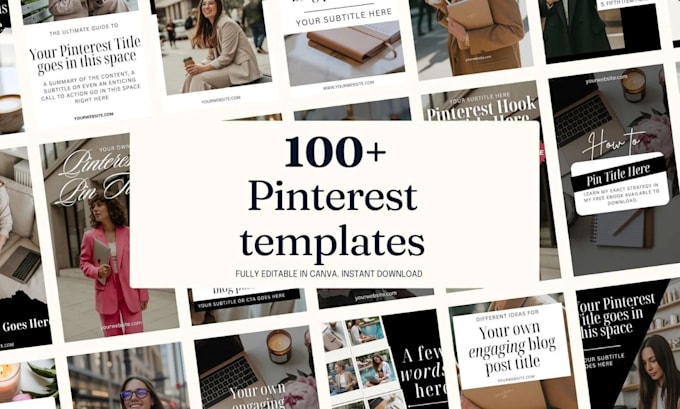 provide you pinterest pin template