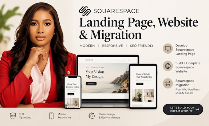 develop squarespace landing page squarespace website squarespace migration