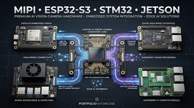 design ai vision camera pcb, mipi csi, embedded vision hardware