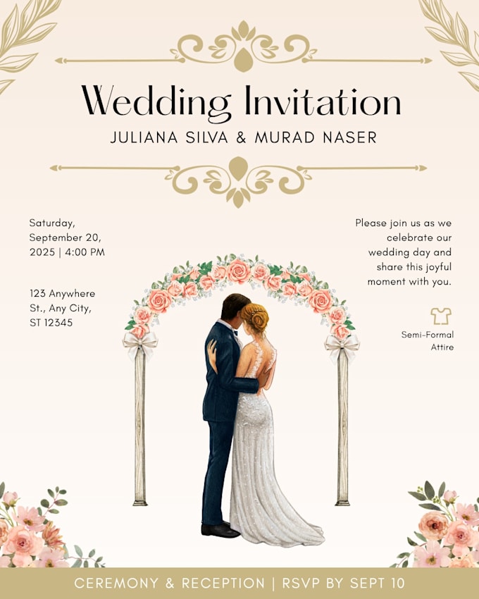 create custom invitation design
