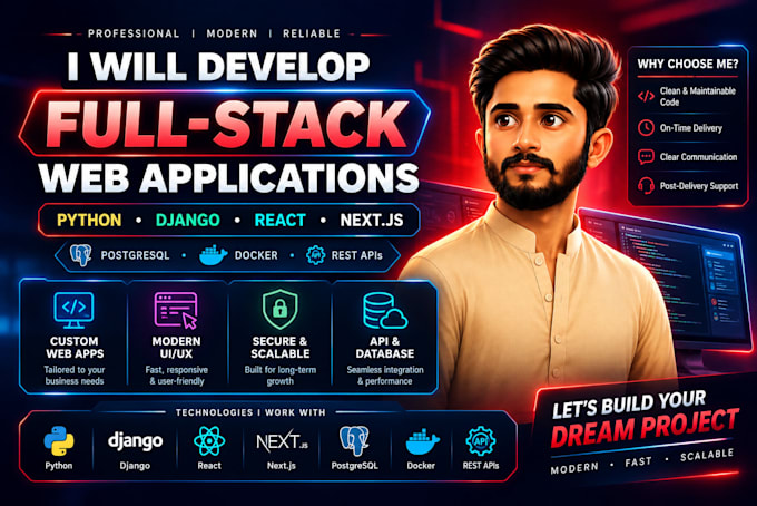 develop custom web application