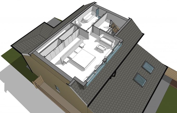 design UK loft conversion plans for planning permission