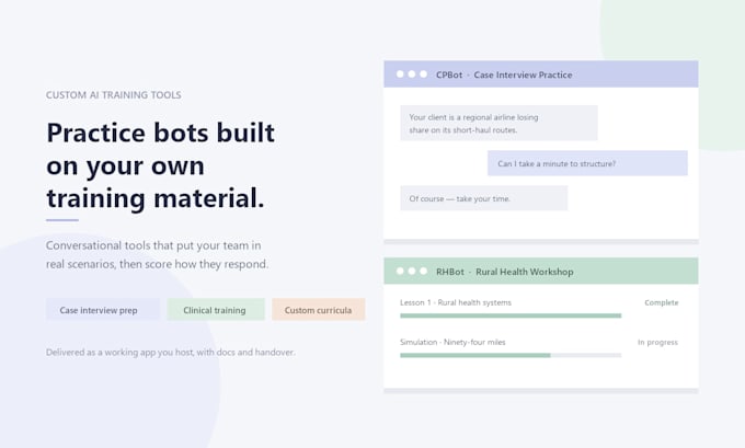 help you set up ai for your business needs