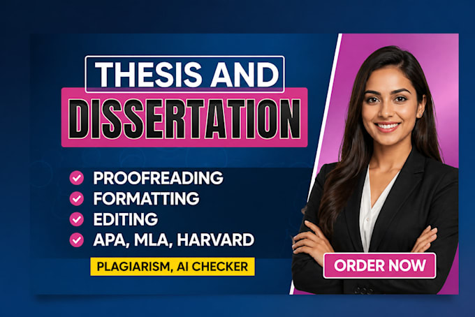 edit, proofread, format your thesis and dissertation