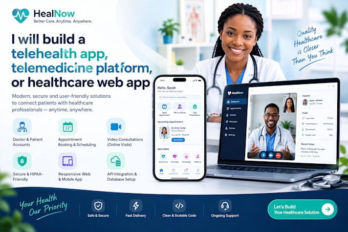 build a telehealth app telemedicine platform
