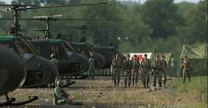 design a complete arma reforger server with custom mods