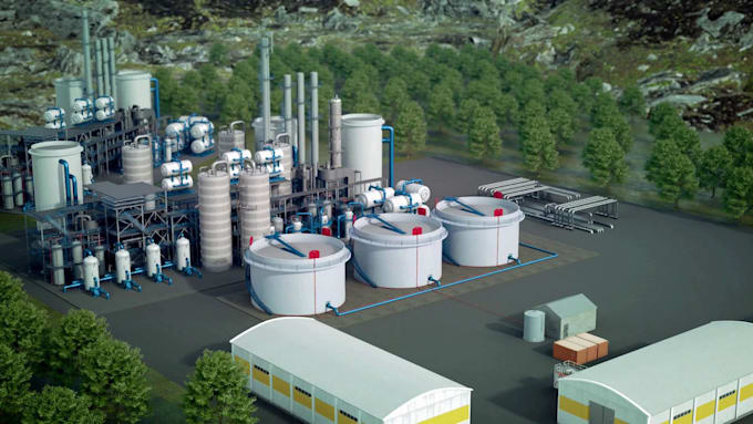 create 3d industrial safety animation, incident reconstruction