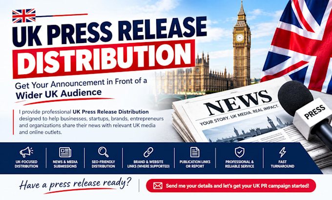 distribute press release press release distribution to UK news and media sites