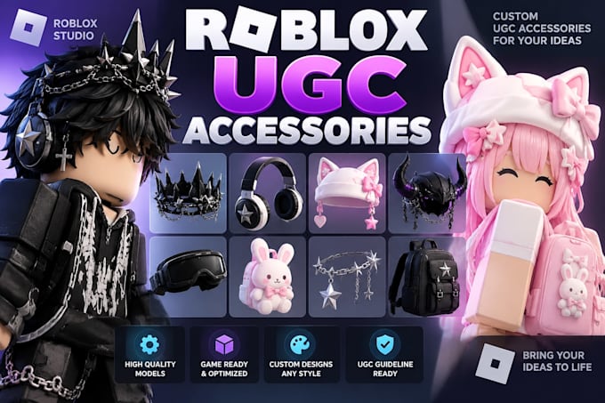 create roblox ugc model, roblox accessories, roblox clothing, ugc model wearable