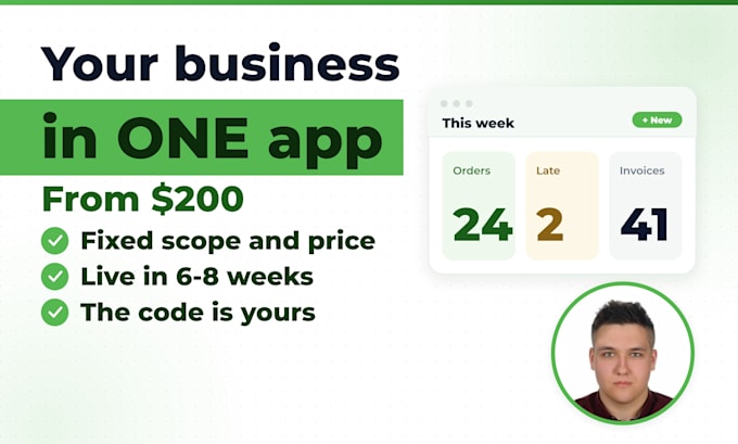 build a custom CRM and order management app to replace your spreadsheets