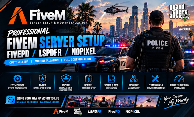 create custom fivem server setup custom scripting mods installation