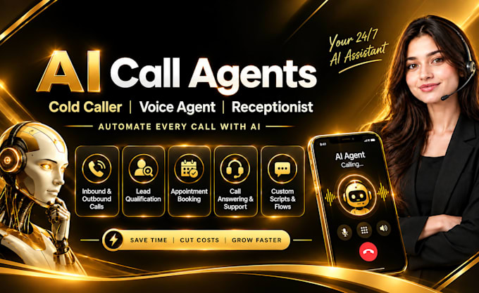 boost your sales with automated ai cold calling agent, voice agent, receptionis