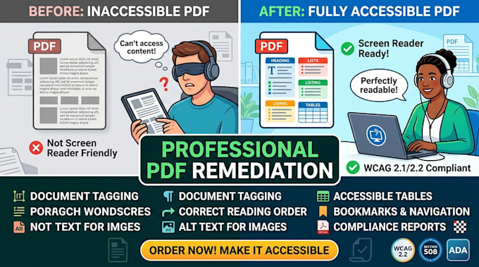 make your PDF ada and wcag accessible for 508 compliance