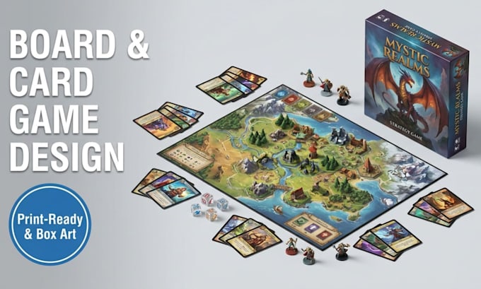 develop board game, card game development board game design