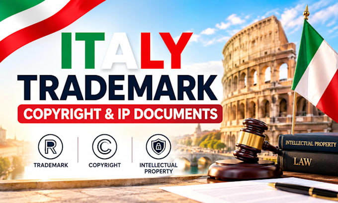draft italy trademark, copyright and intellectual property documents