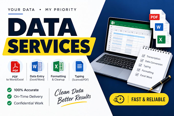 do your data clean, format and analyze with accuracy