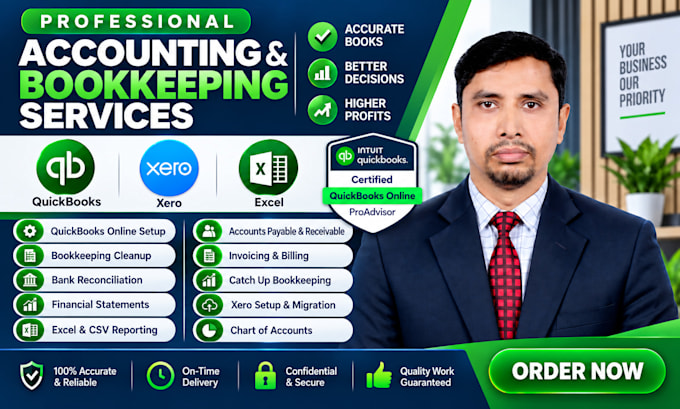 do quickbooks and xero bookkeeping and cleanup