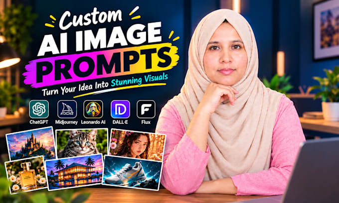 create detailed custom ai prompts for image generation and ai art