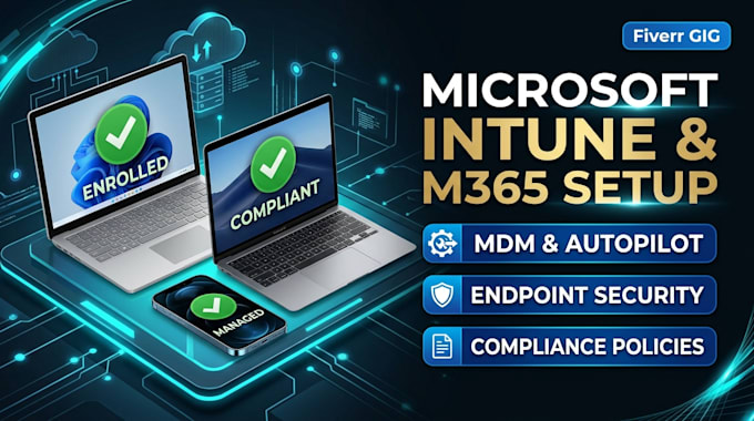 set up microsoft intune and microsoft 365 for your business