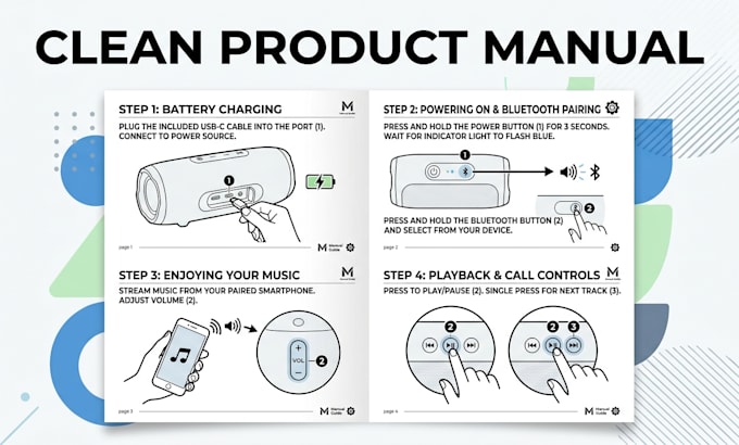 draw clear assembly instructions, product manual, line art, and user guide