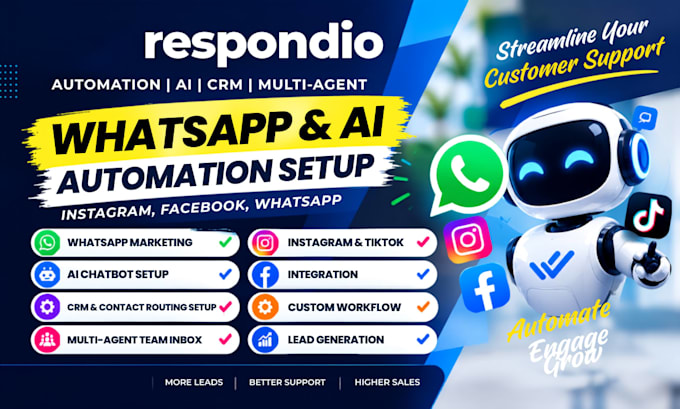 build a whatsapp ai chatbot and automation with whatsapp api