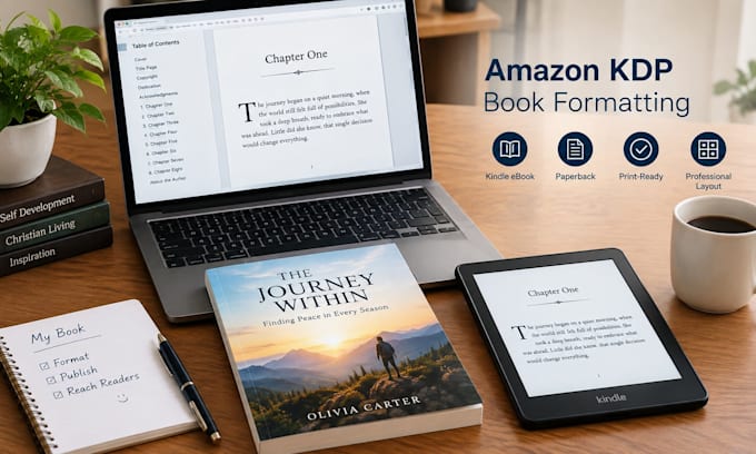do book formatting for amazon KDP book layout design amazon kdp book publishing
