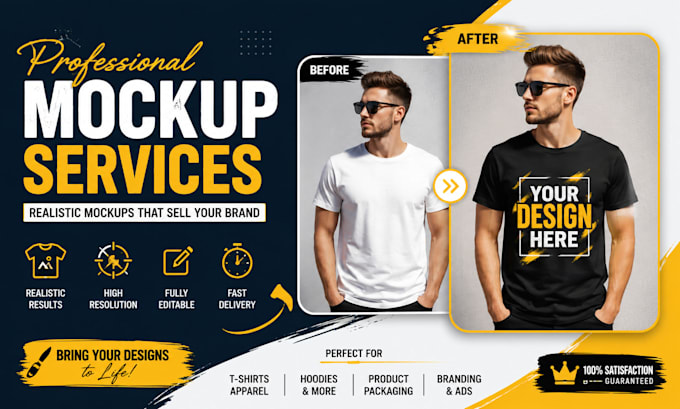 create realistic product mockups for your brand and products