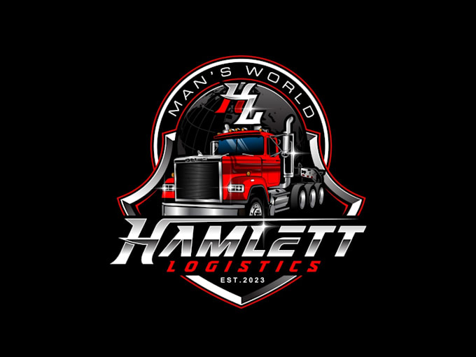 create wonderful and excellent logistic logo design