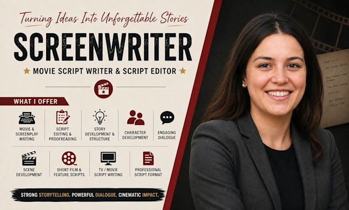 do movie script writing screenplay writing, tv series