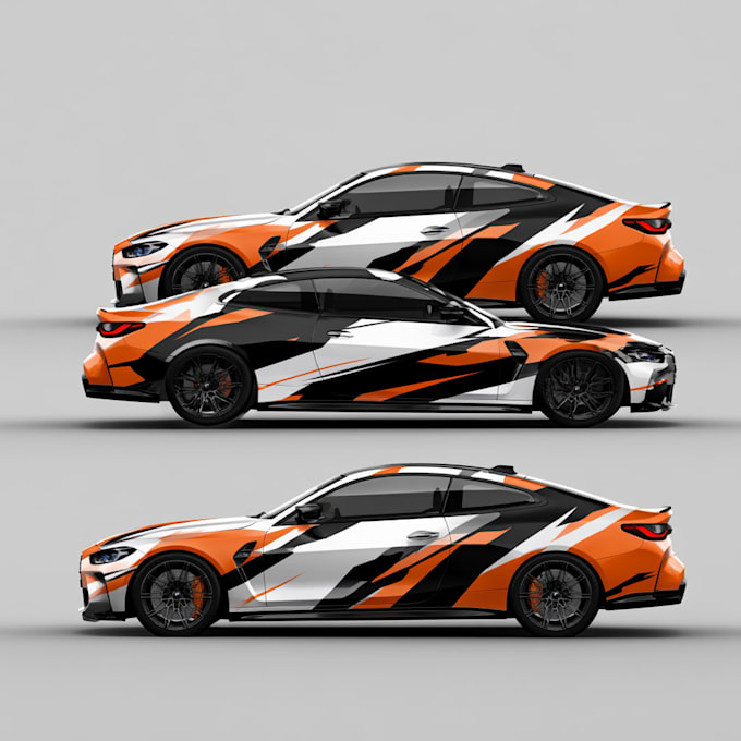 design distinctive custom vehicle wraps with graphic visuals