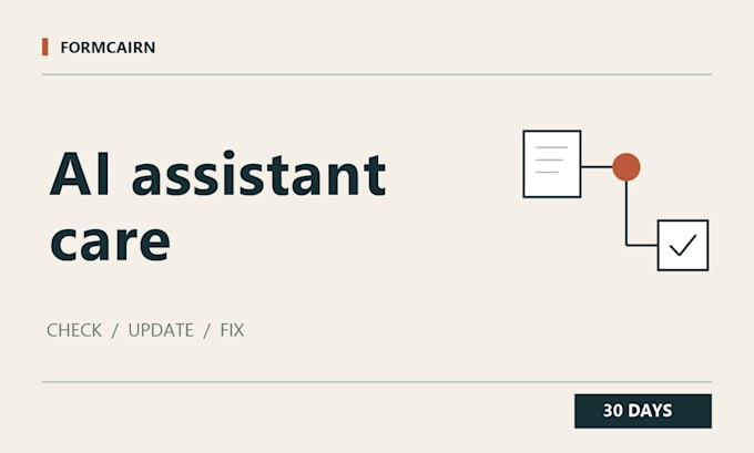 maintain and troubleshoot your business ai assistant