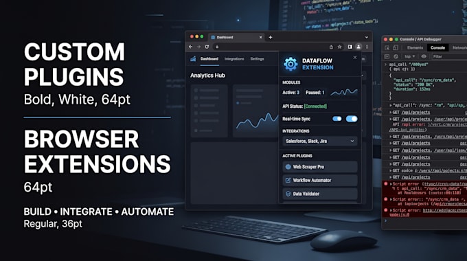 build custom wordpress plugins, browser extensions and web tools