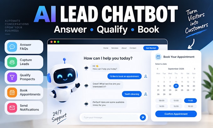 an ai chatbot for lead generation and appointment booking