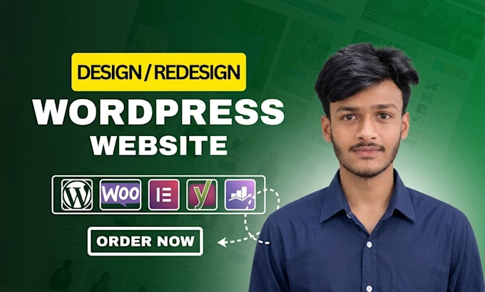 desing redesing wordpress website, website deve