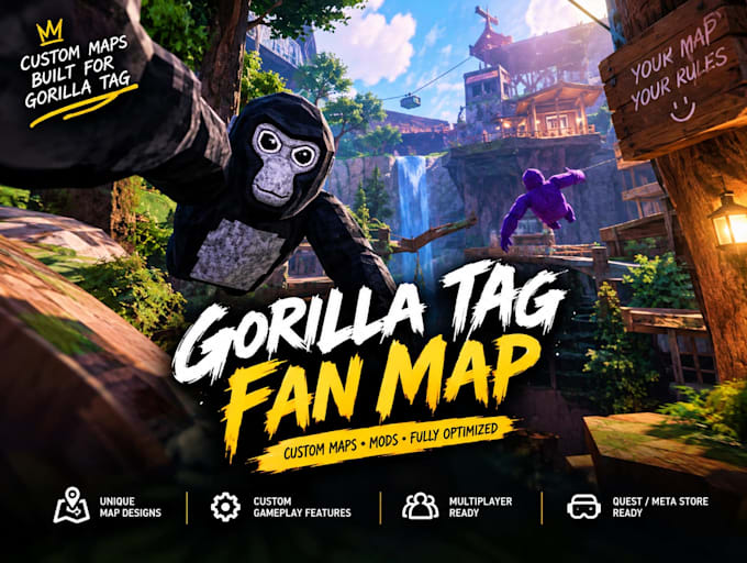 create a custom gorilla tag style VR map